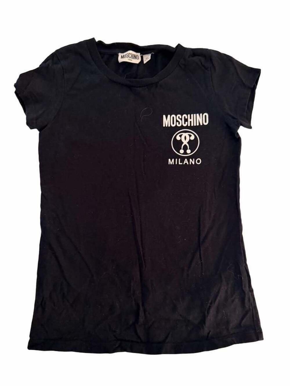 Moschino Girls Black Logo T-Shirt